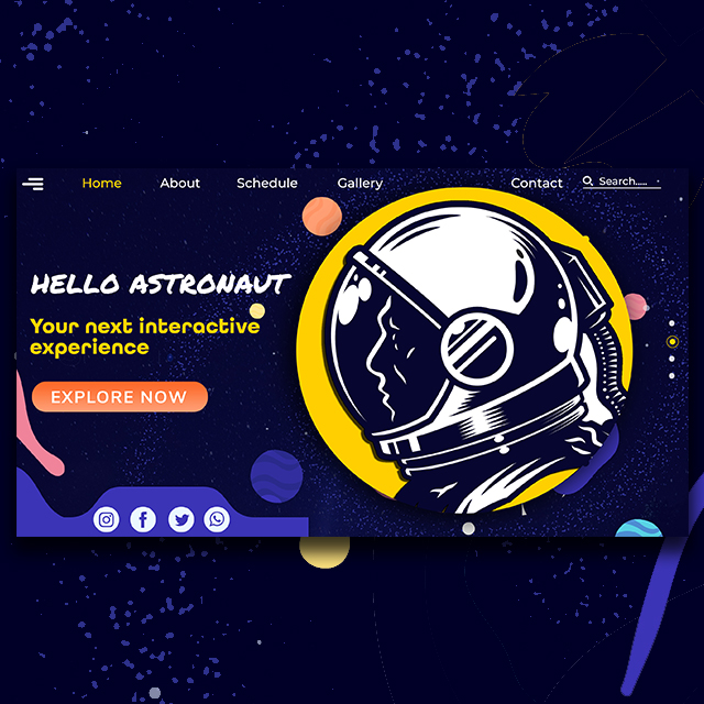 Astronaut Journey Web UI