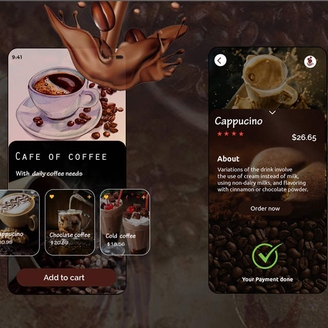 Cafe Coffee App UI