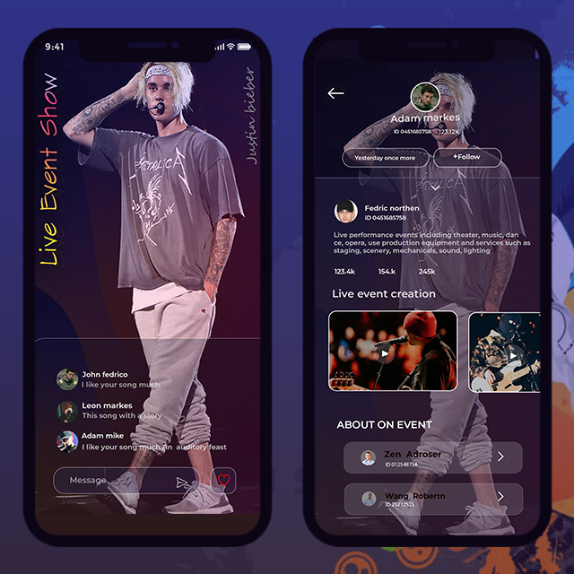 Music App Mobile App UI