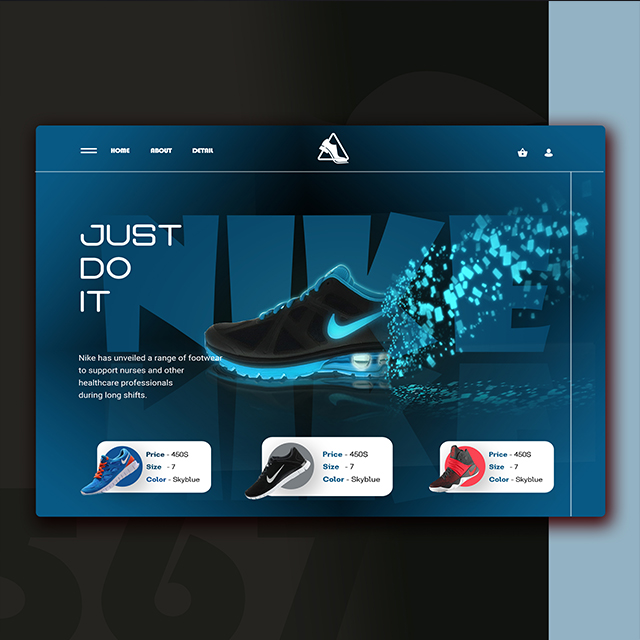 Nike Shoes Store Web UI