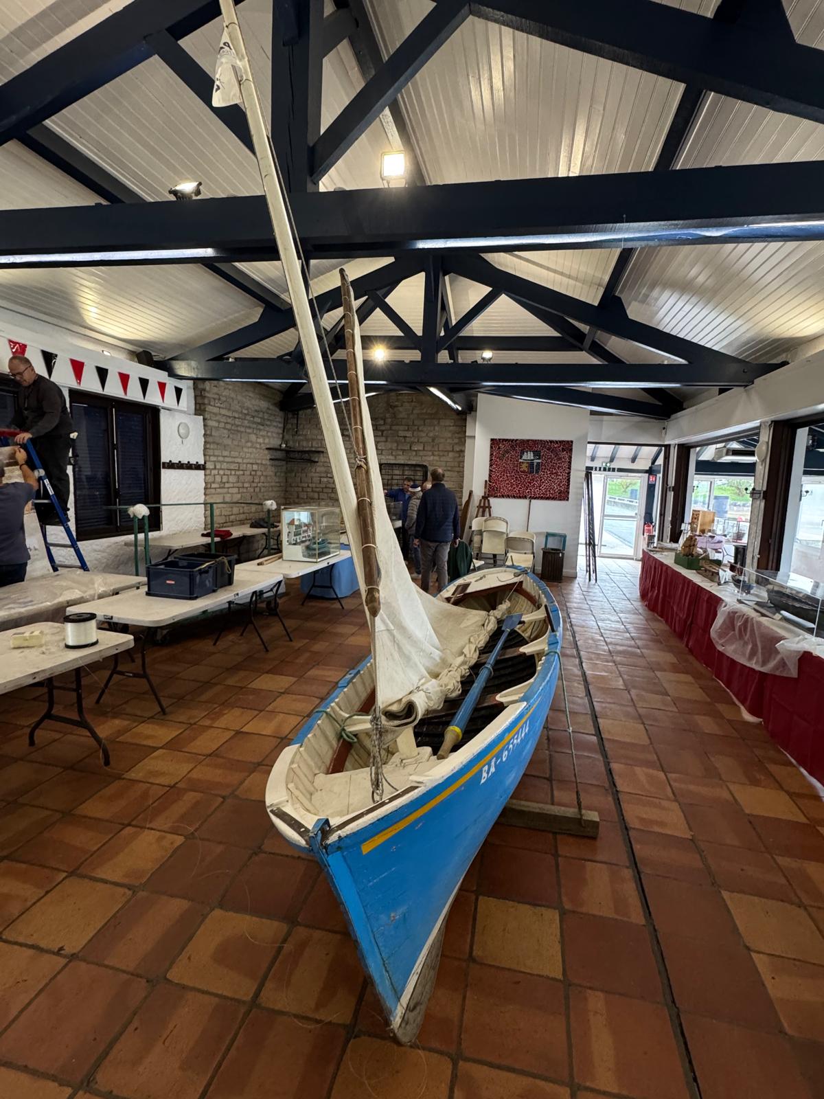 <p style="text-align: center">EXPOSITION DE BATEAUX DE PÊCHE </p><p style="text-align: center">A LA GRILLERIE ST JEAN DE LUZ</p> - Image 2