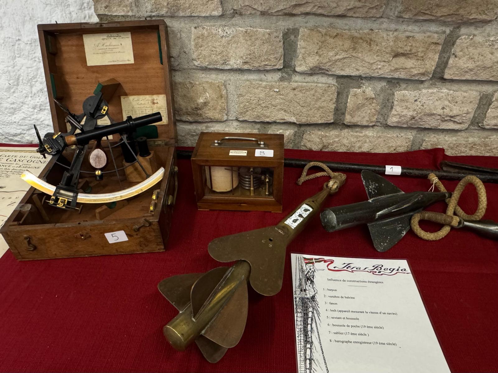 <p style="text-align: center">EXPOSITION DE BATEAUX DE PÊCHE </p><p style="text-align: center">A LA GRILLERIE ST JEAN DE LUZ</p> - Image 4