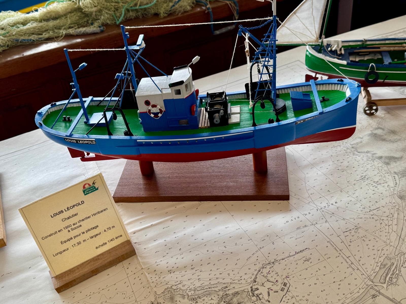 <p style="text-align: center">EXPOSITION DE BATEAUX DE PÊCHE </p><p style="text-align: center">A LA GRILLERIE ST JEAN DE LUZ</p> - Image 8