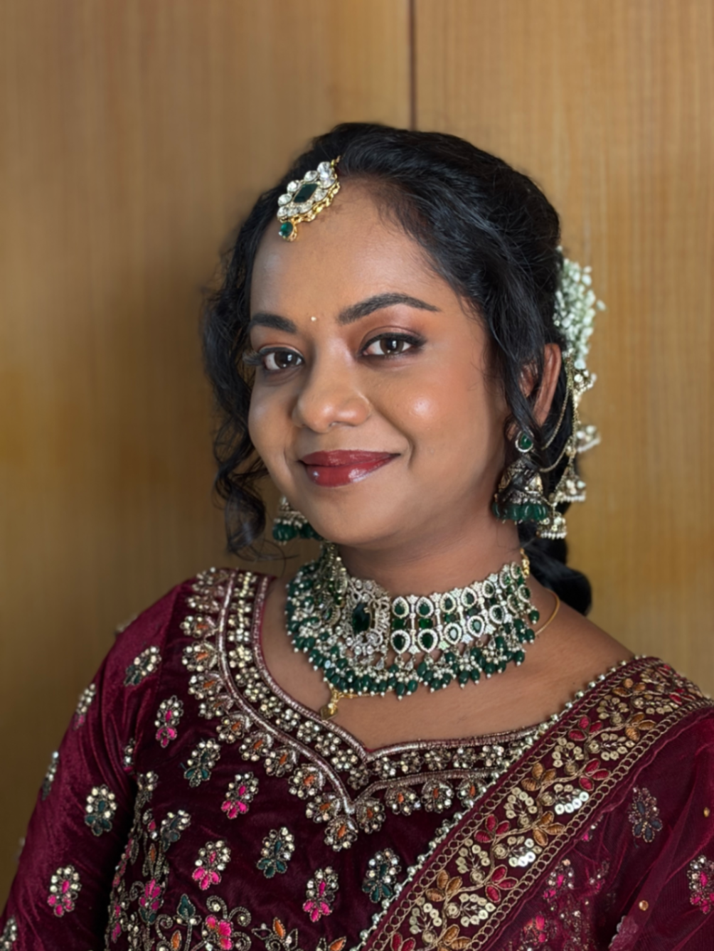 Hair and makeup by preethy cover image