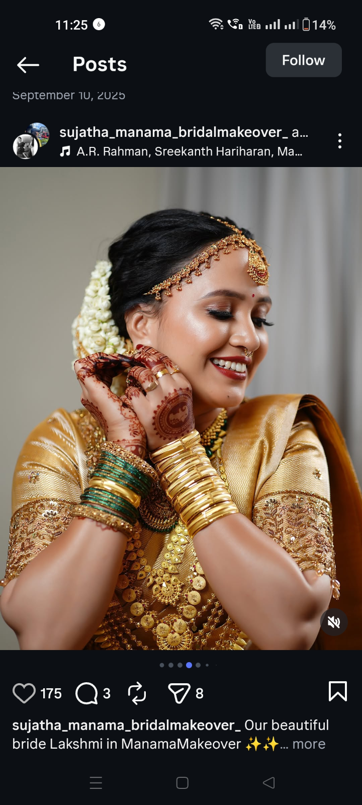 Manama Beautycare & Makeover wedding portfolio