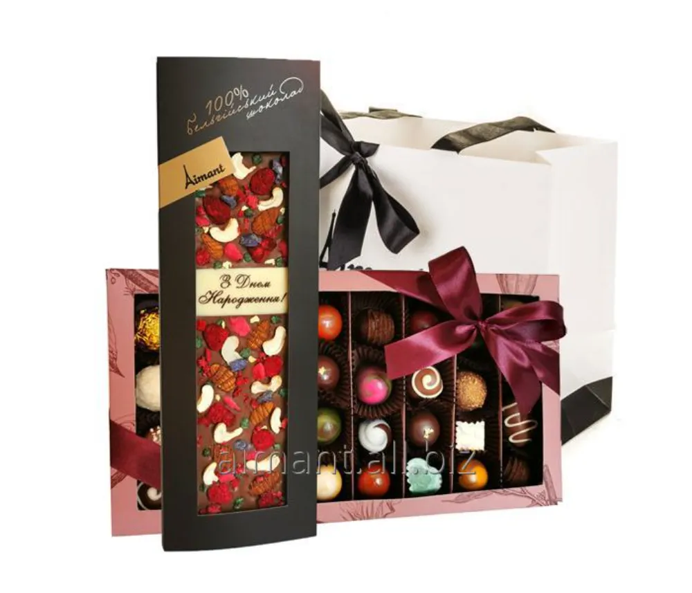 Цукерки коробках