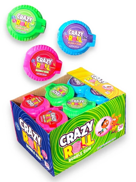 Жуйка рулетка Crazy Roll/уп