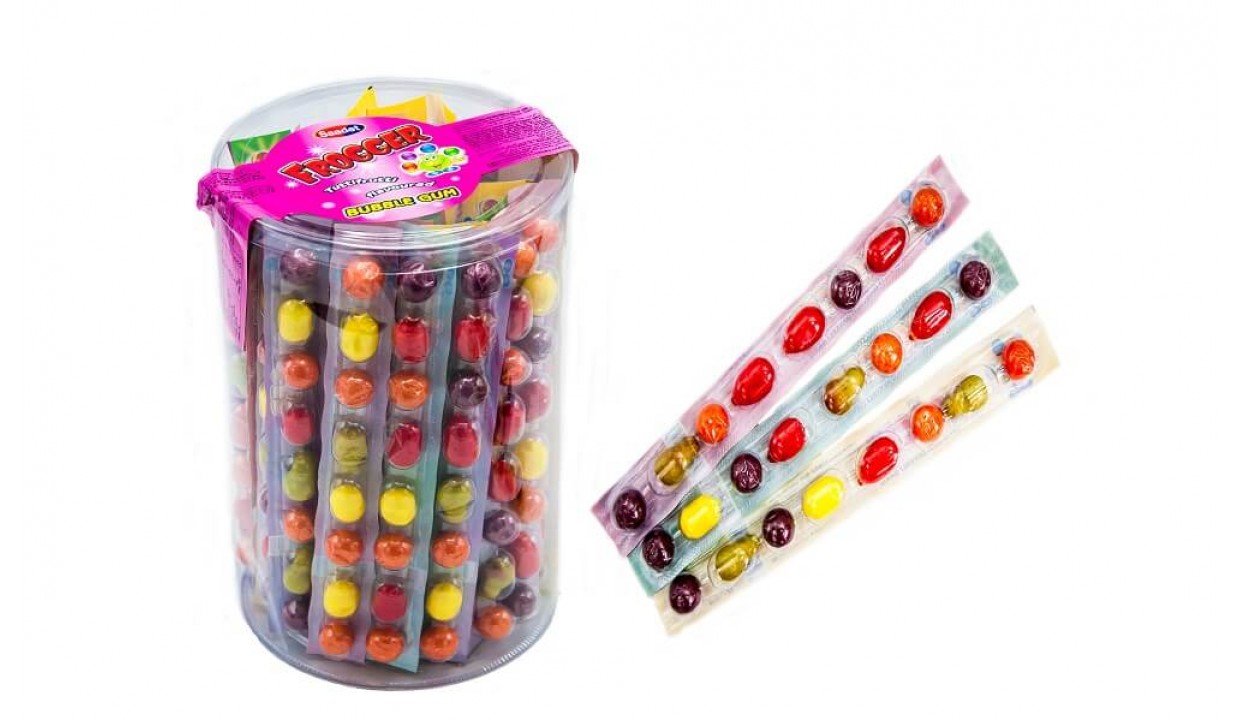 Жуйка Фрогер(rainbow)планш./колба