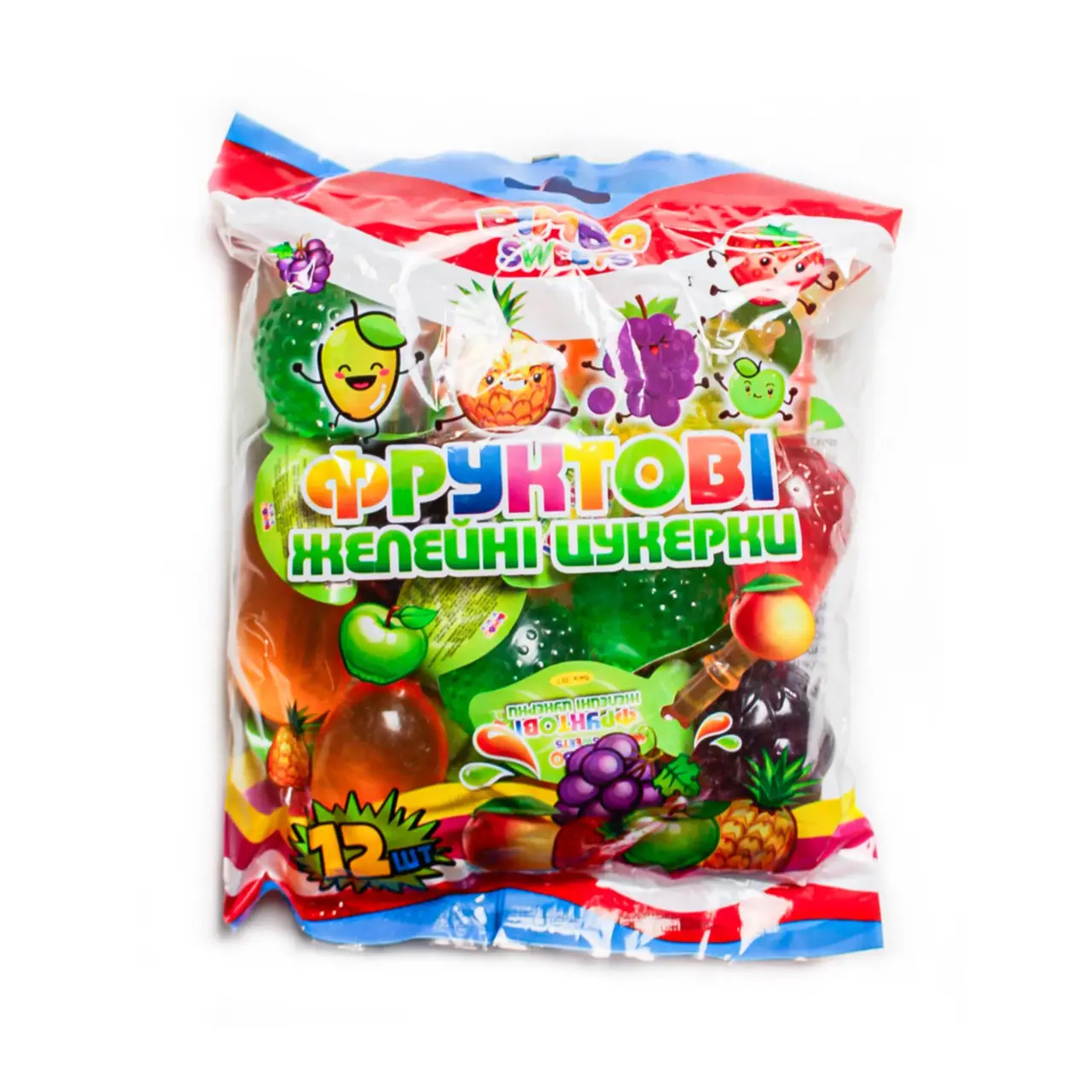 Желе Фрукти пакет 12шт/уп