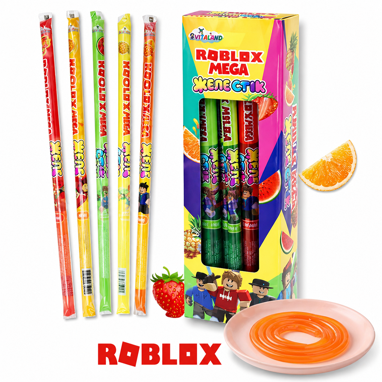 Жел. цук Roblox Mega 60г Vitaland