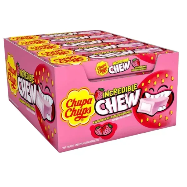 Жувальна цукерка Chupa Chups Incredible Chew/уп