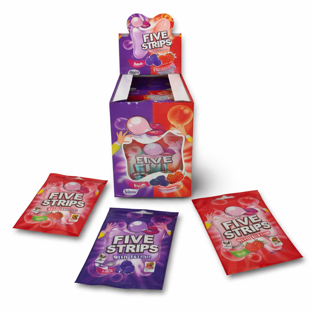 Жуйка Five Strips + татту 10г/уп