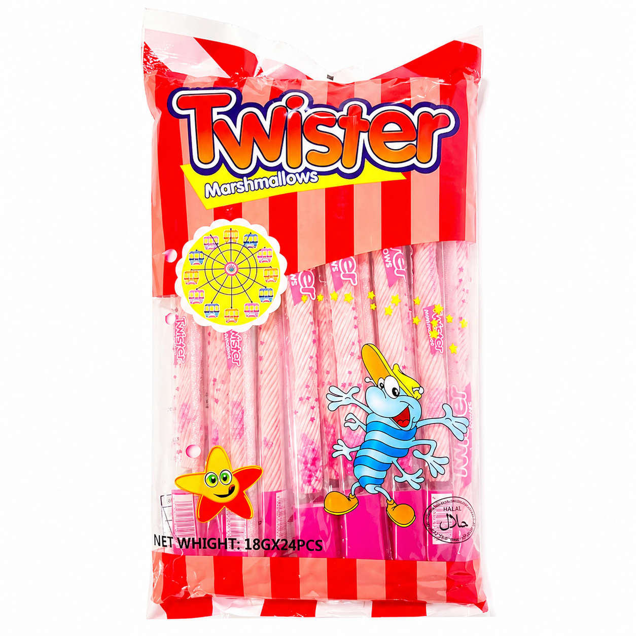 Маршмелоу коса Twister 18г\уп