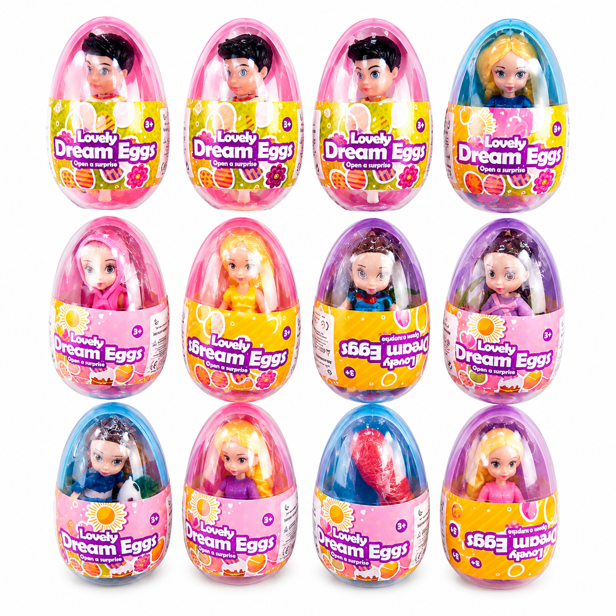 Лялька в яйці Dream eggs 12шт