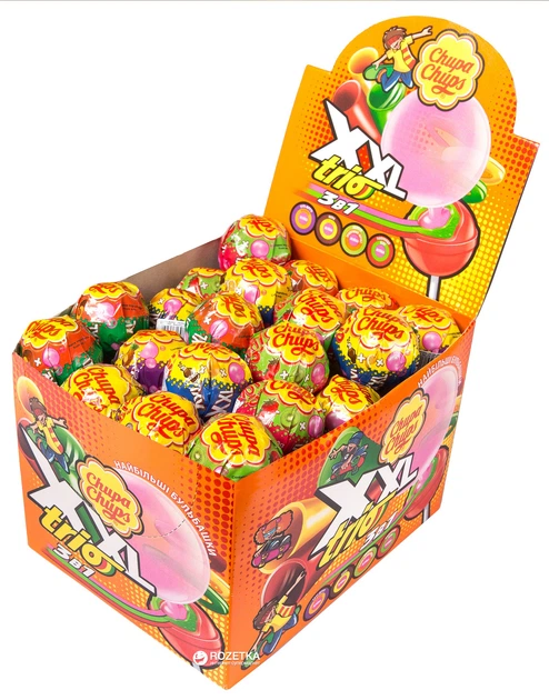Чупа-чупс XXL оригінал 29г/ШоуБокс