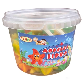 Морська зірка відро Жувасики 150шт/уп