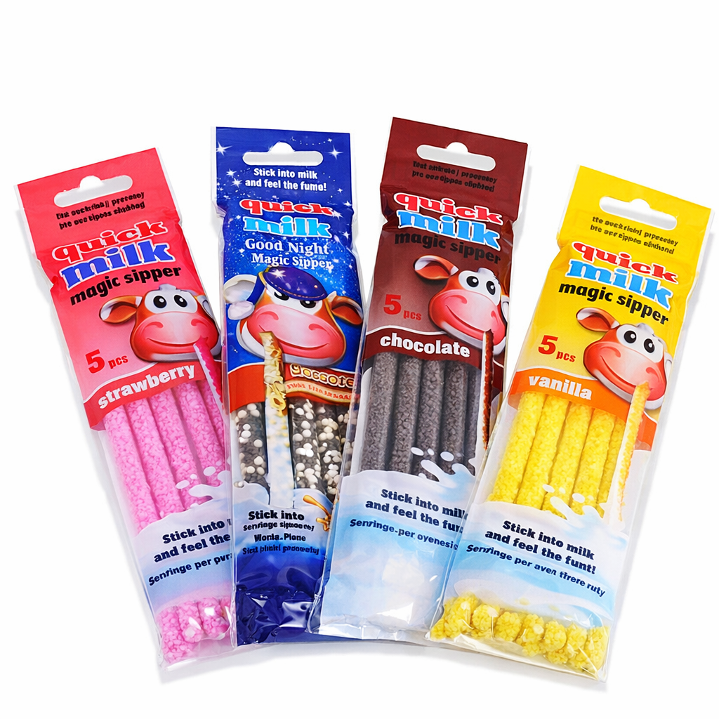 Трубочка солодка для молока/5шт