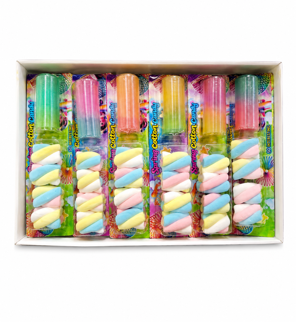 Набір маршмелоу та пружинка Spring Cotton Candy/уп