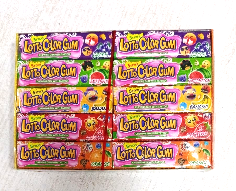Жуйка Lotto Color Gum пластинка/уп