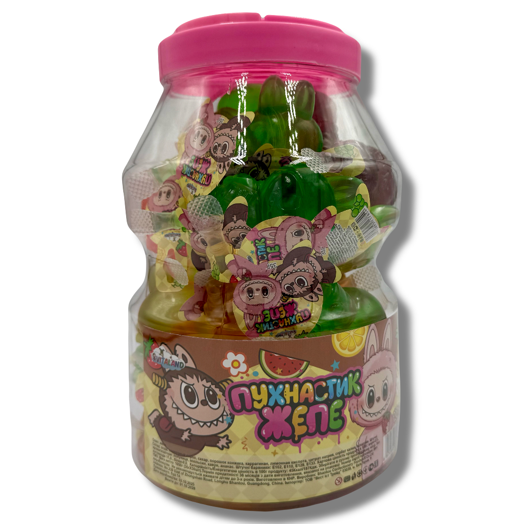Пухнастик желе банка 30шт