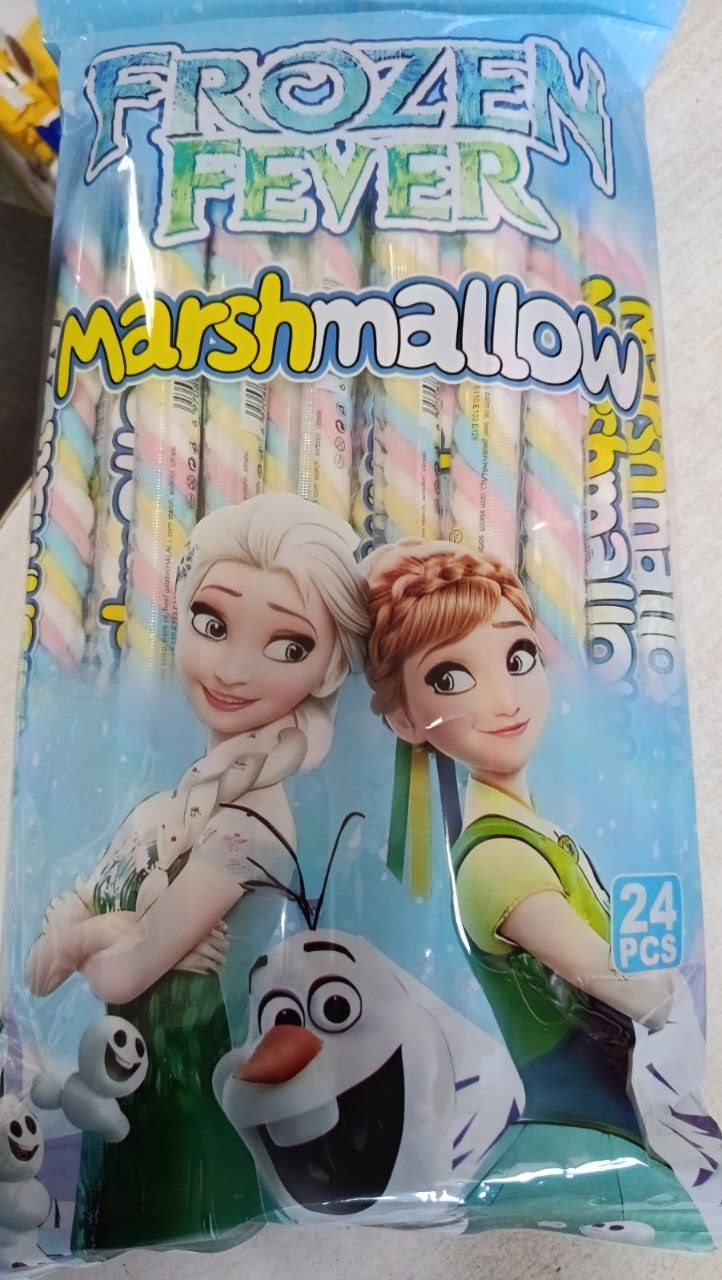 Маршмелоу коса Frozen  Fever/уп