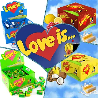 Жуйка Love is 4,2 г 100шт/уп