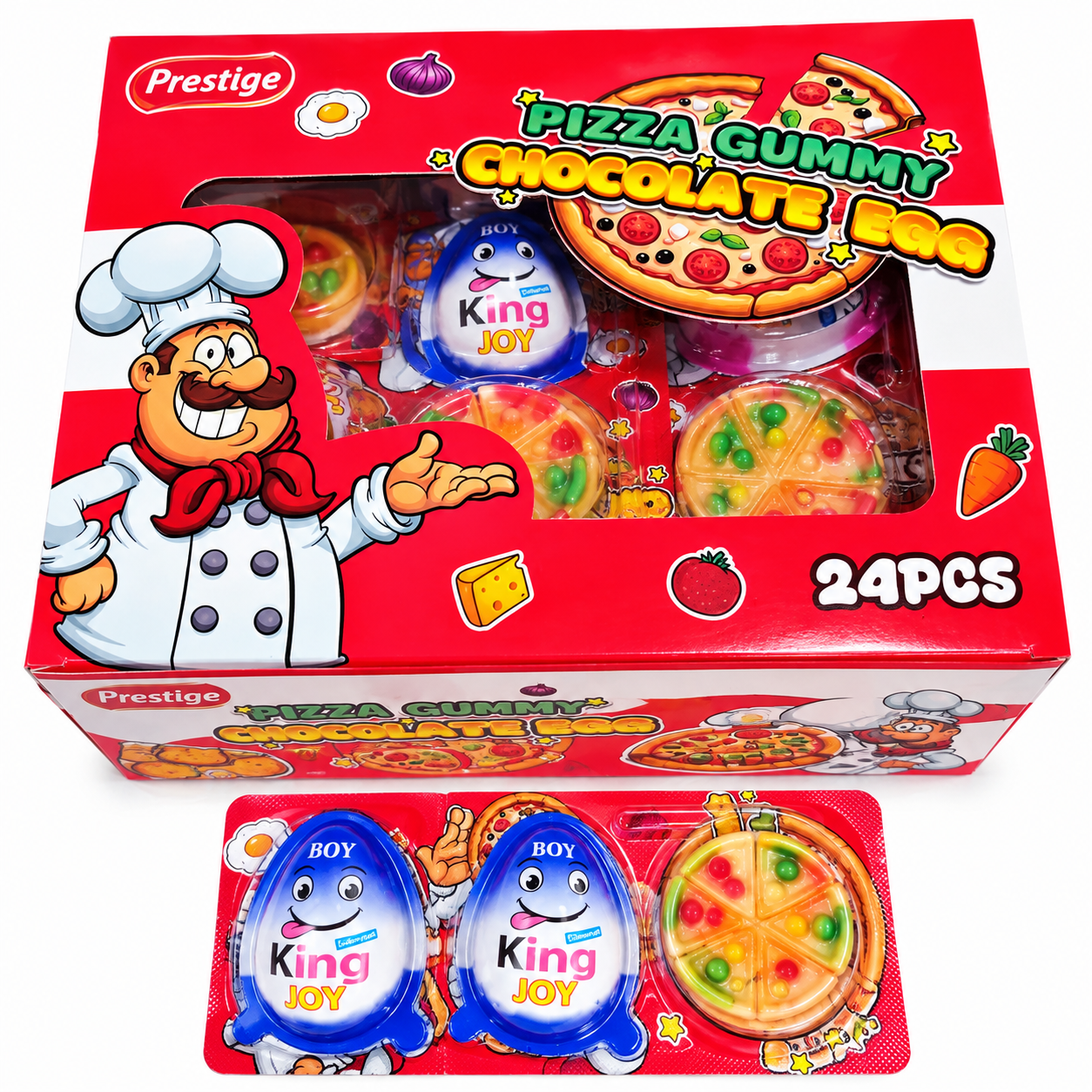 Набір Pizza Gummy + Chocolate Egg/уп