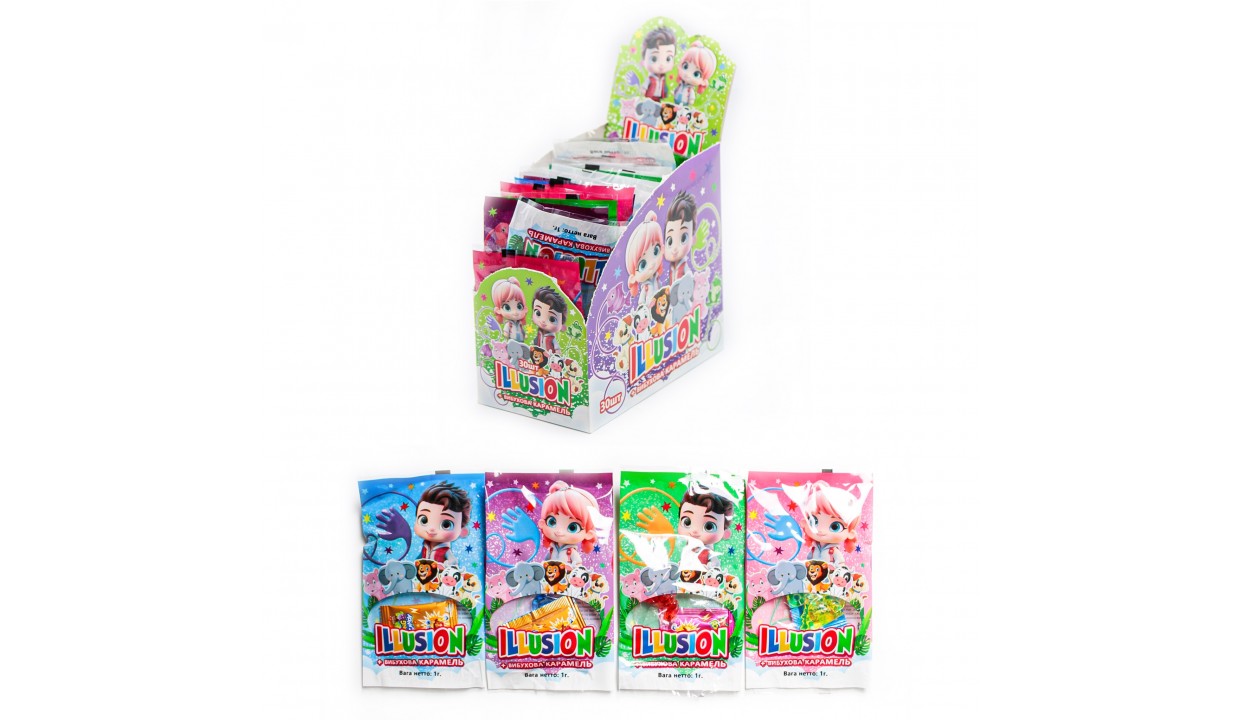 Ілюзія+вибух.карамель 30шт/уп