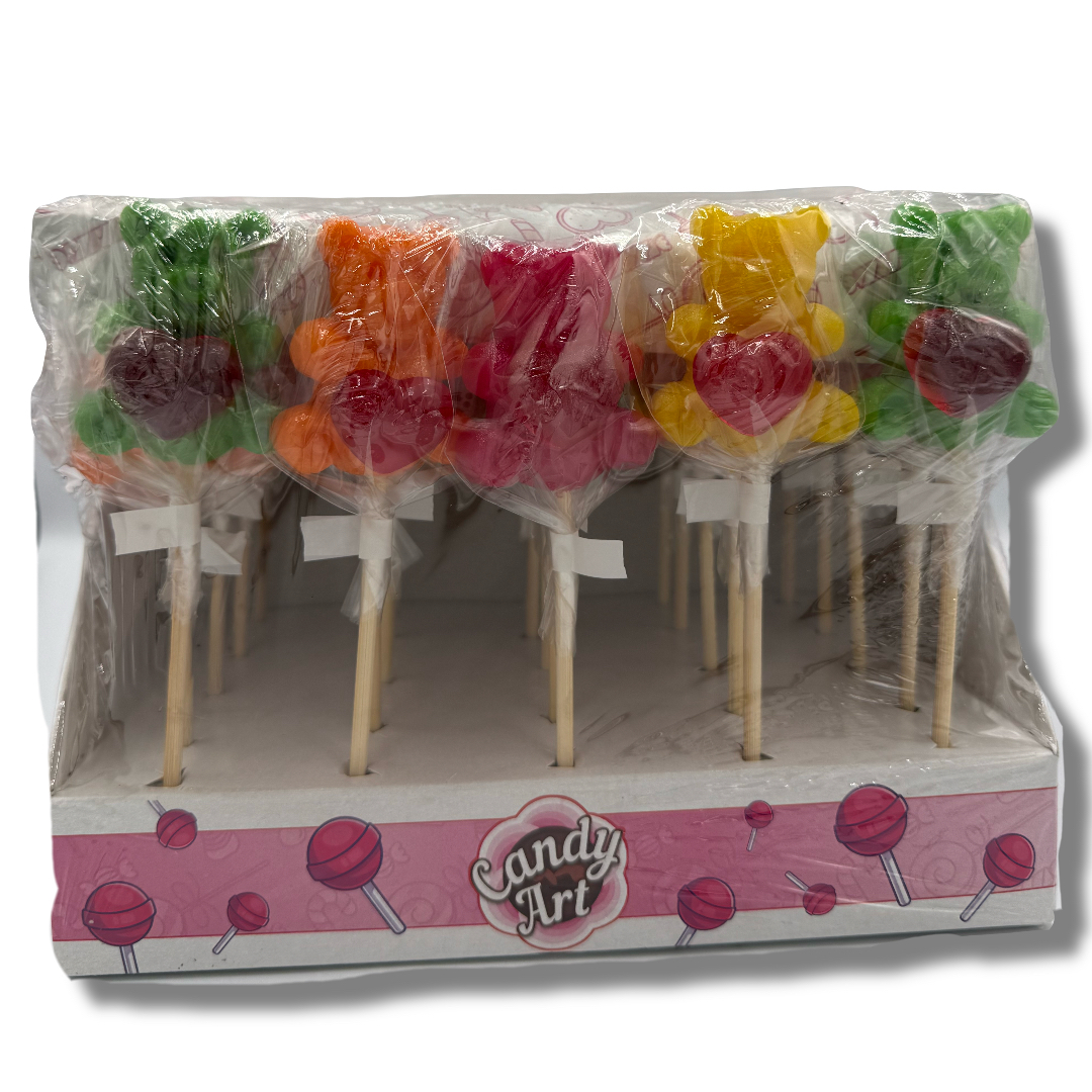 Карамель Ведмідь малий(брелок)КандіАрт 25шт