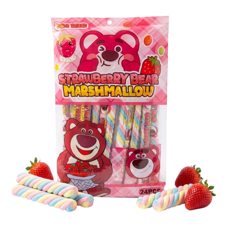 Маршмелоу коса Strawberry bear Cute/уп