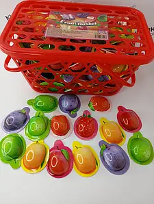 Кошик з желе Fruit Basket половинки 120шт
