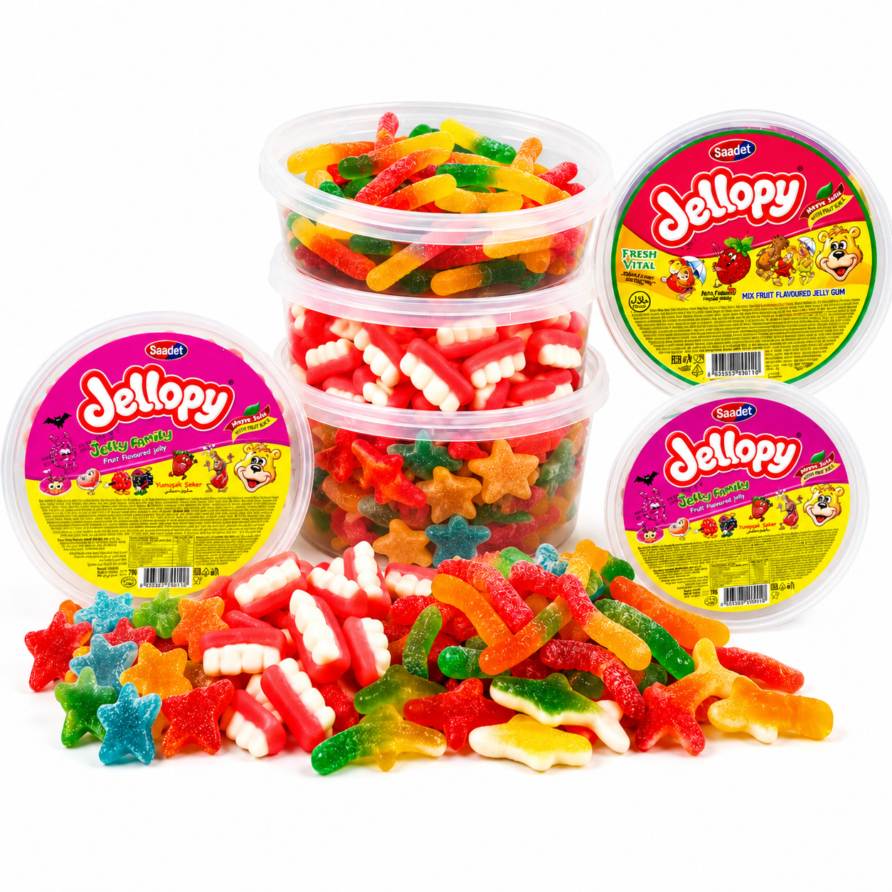 Жел. мармелад в лотку Jellopy 790г