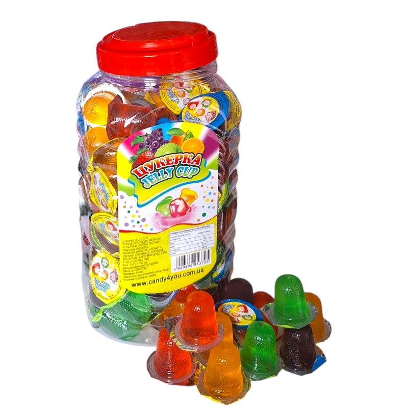 Фруктове Желе(запаска)100шт/банка