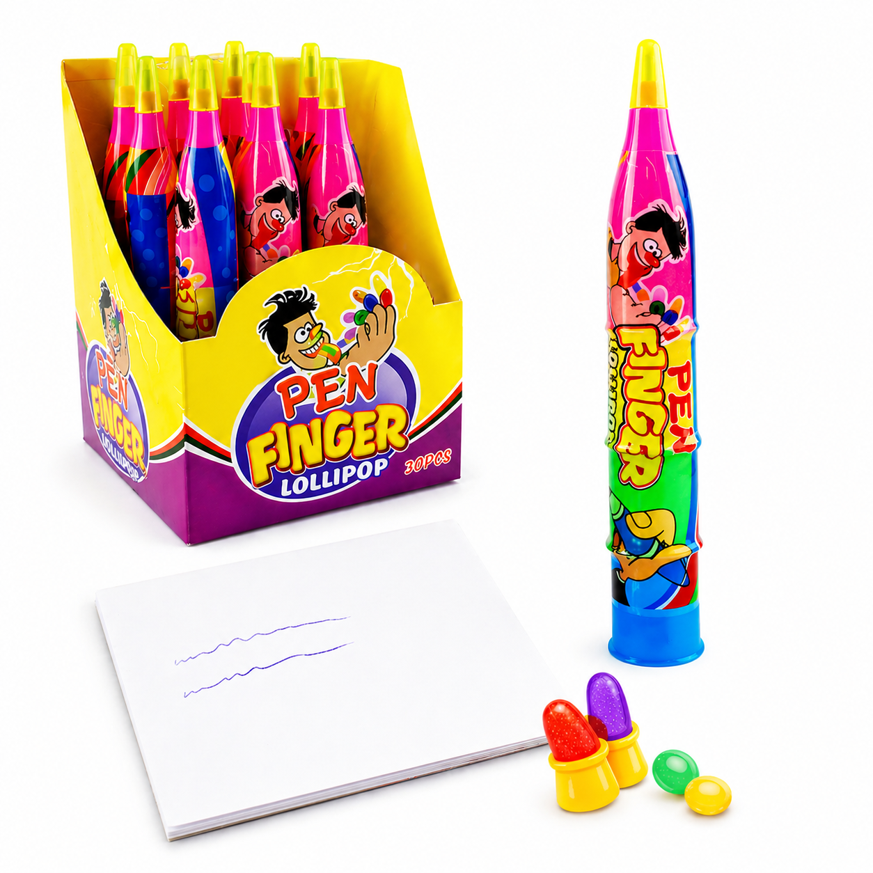 Льодяник у формі пальців Pen Fingen\уп