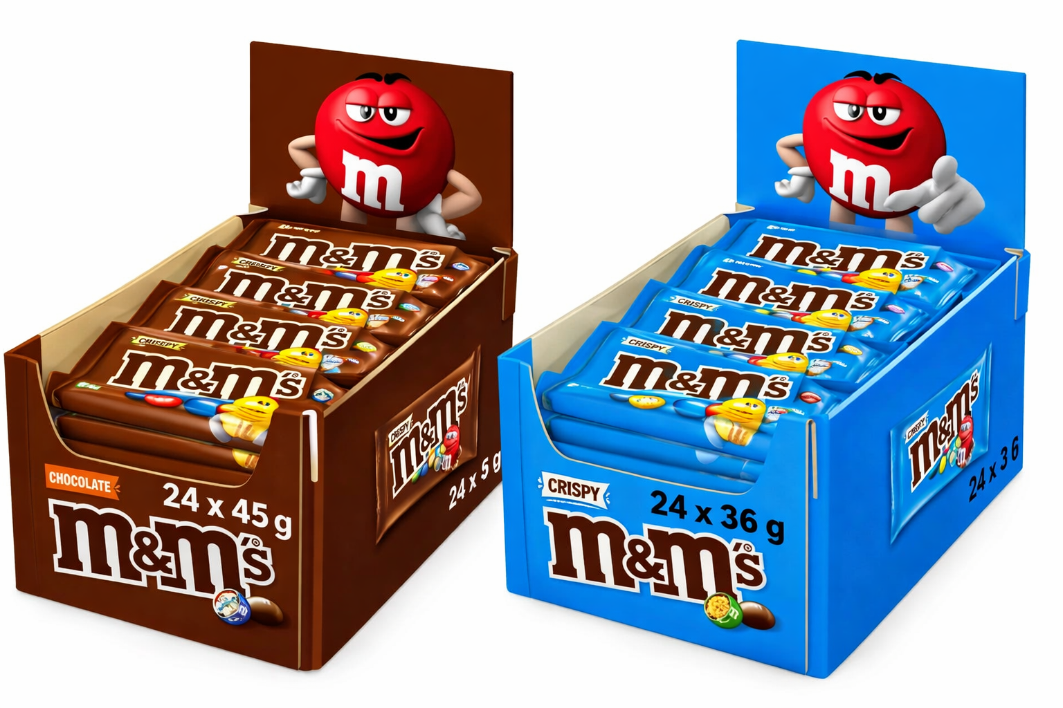 Драже M&Ms 36-45г 24шт/уп Синій