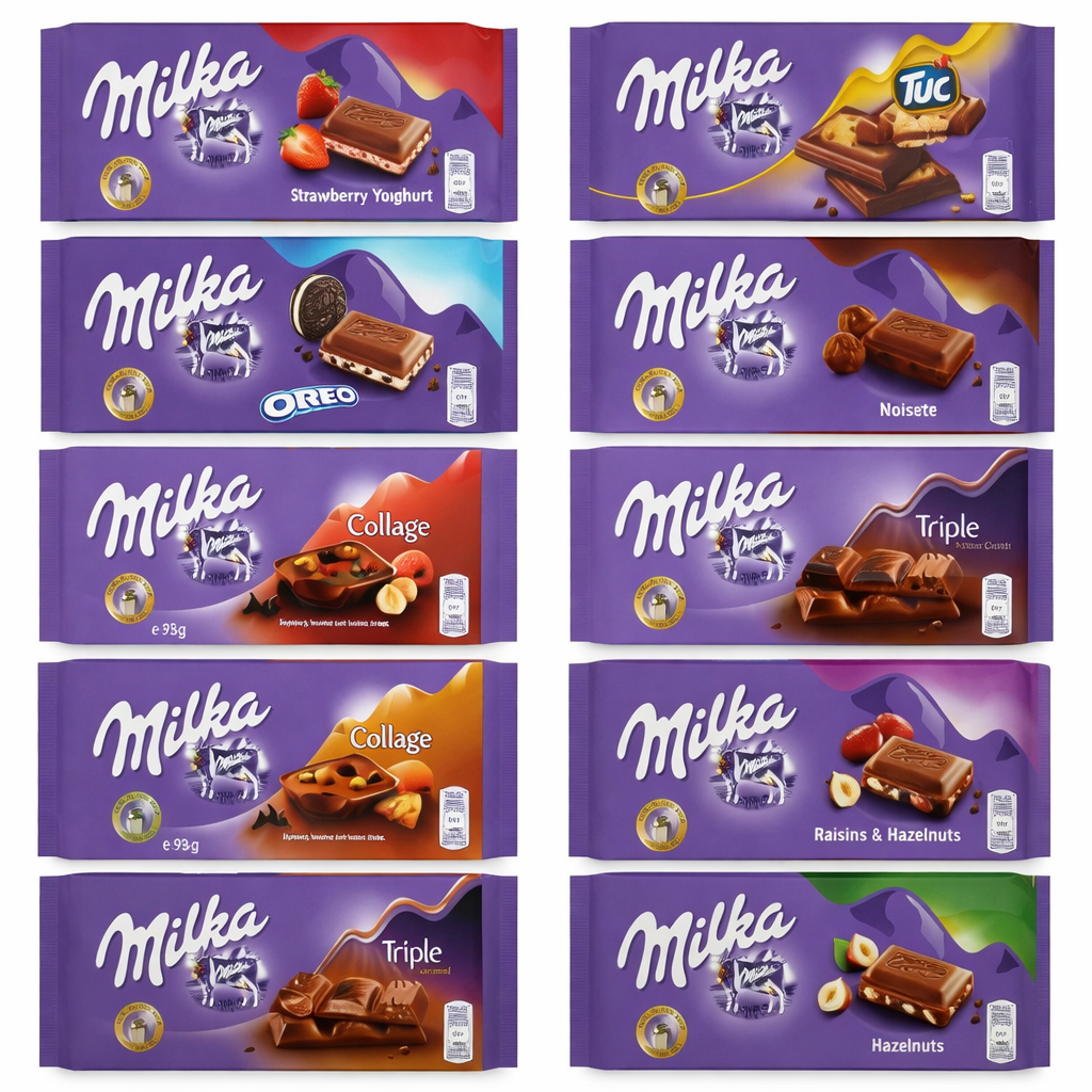 Шоколад Мілка асорт.95гр