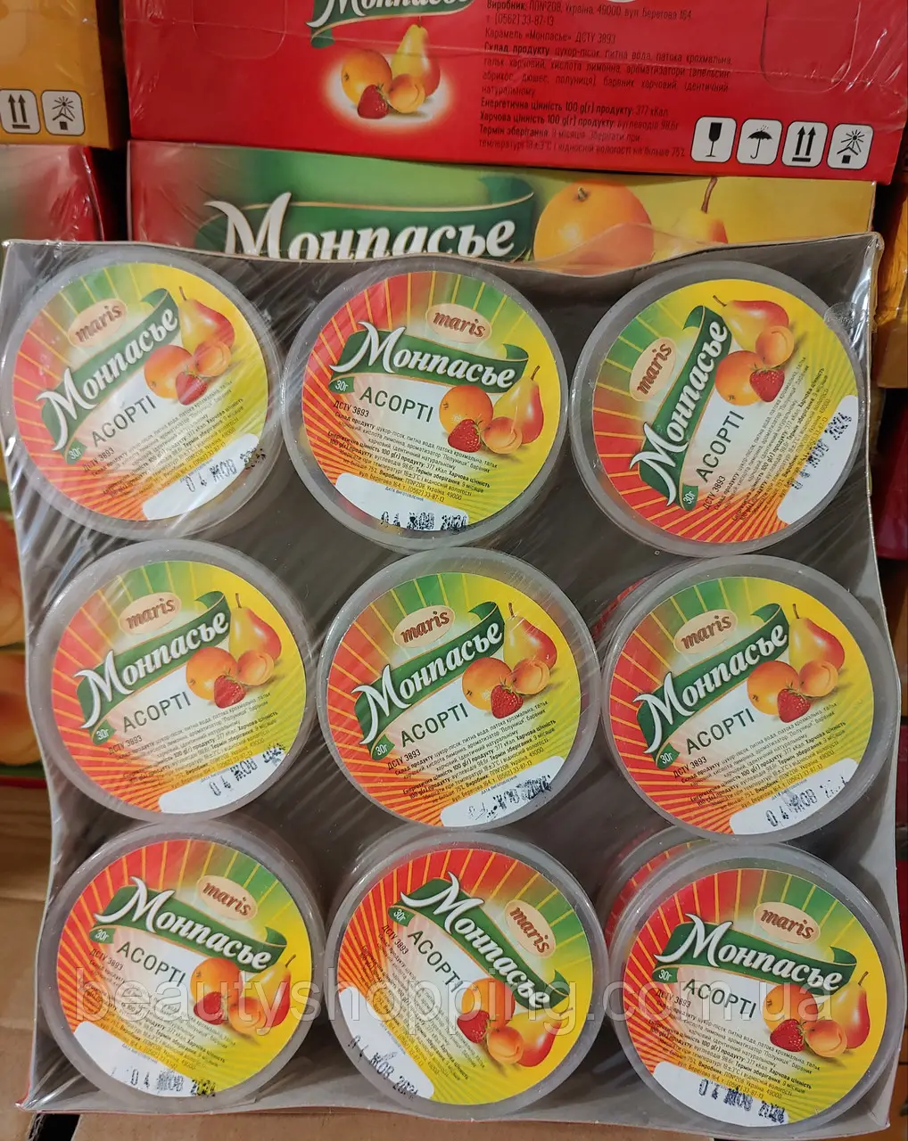 Драже Монпасьє 30г/уп