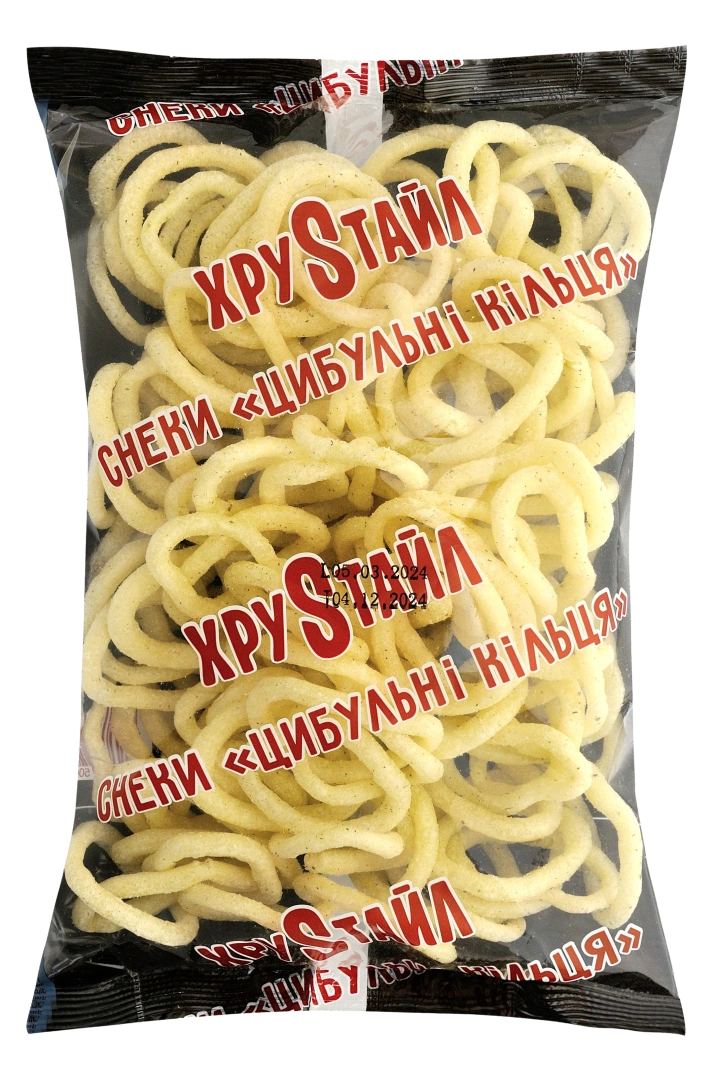 Чіпси Хрустайл Цибулясті кільця 80г