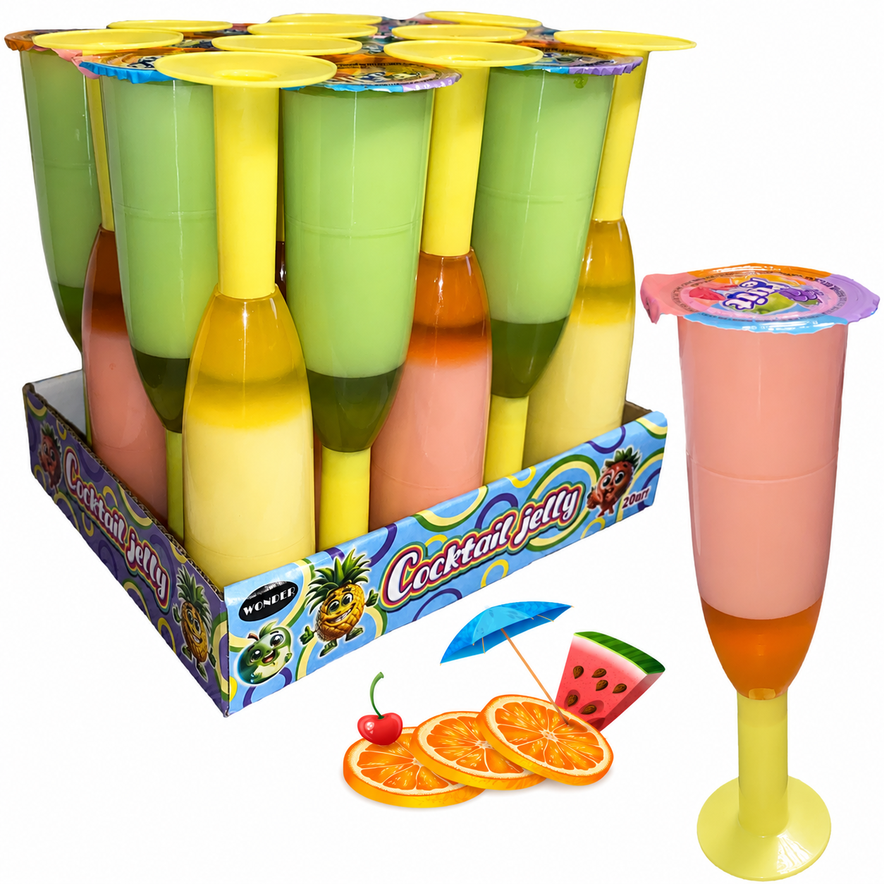 Пудинг/коктейль Fruit Jelly/уп