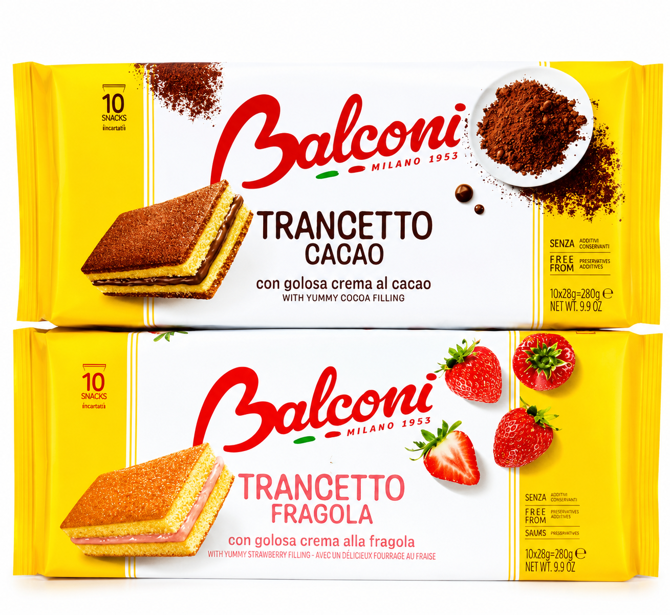Бісквіт Trancetto Balconi 28г/10шт/уп