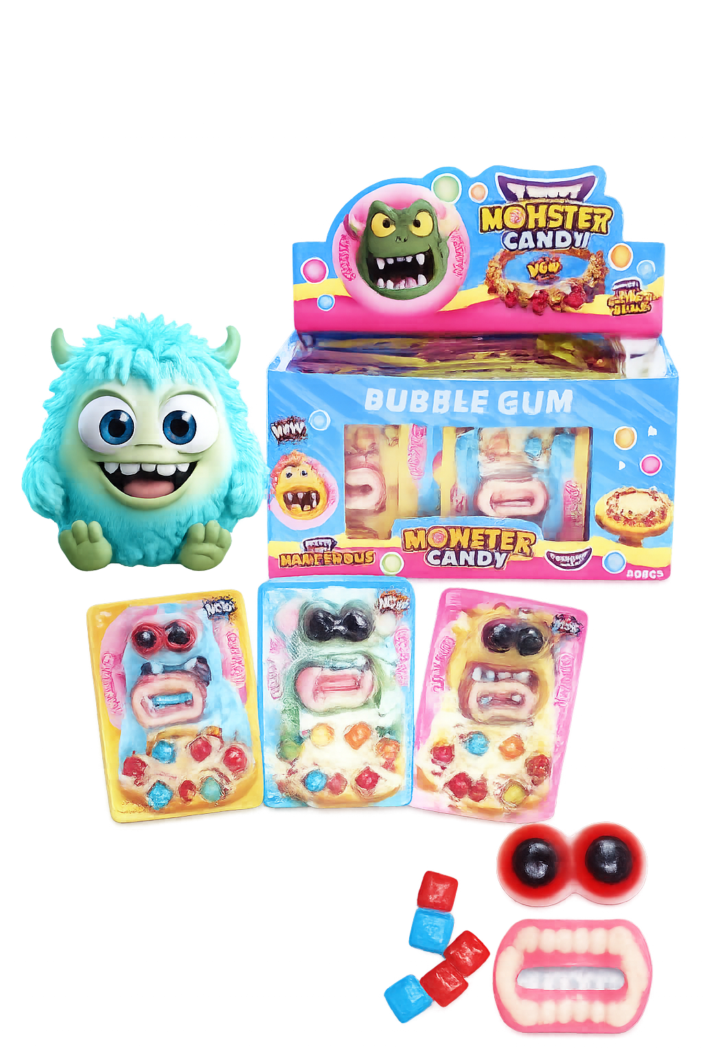 Зуби монстра+жуйка 8,6г/уп