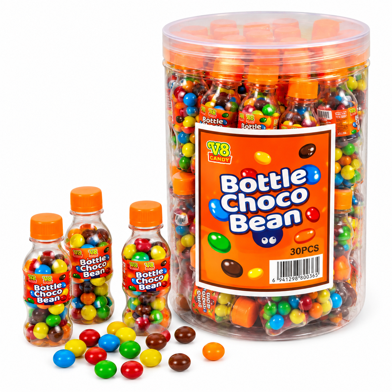 Драже шоколадне у пляшечках колба BOTTLE CHOCO /уп