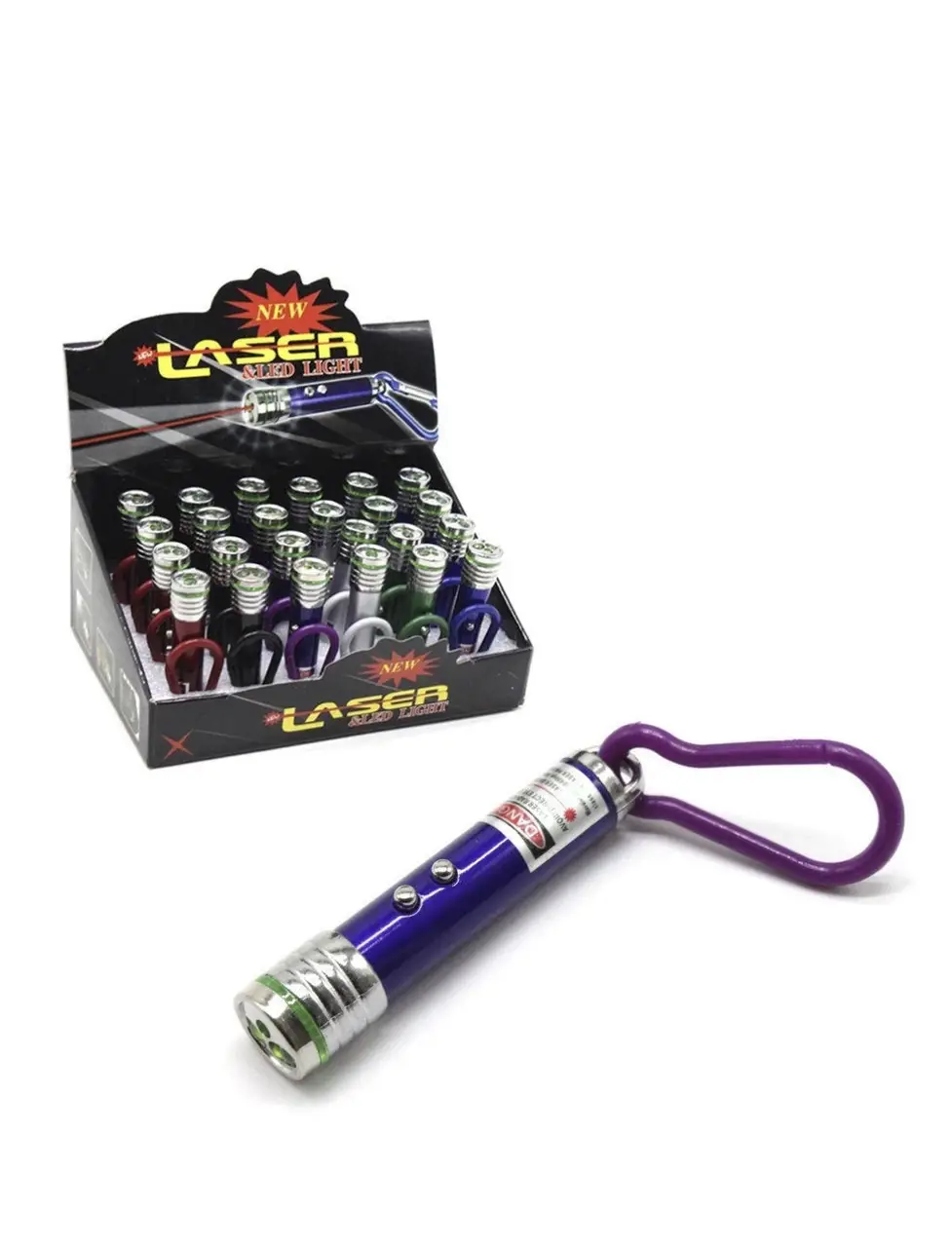 Лазер LED-ліхтарик 4в1/уп