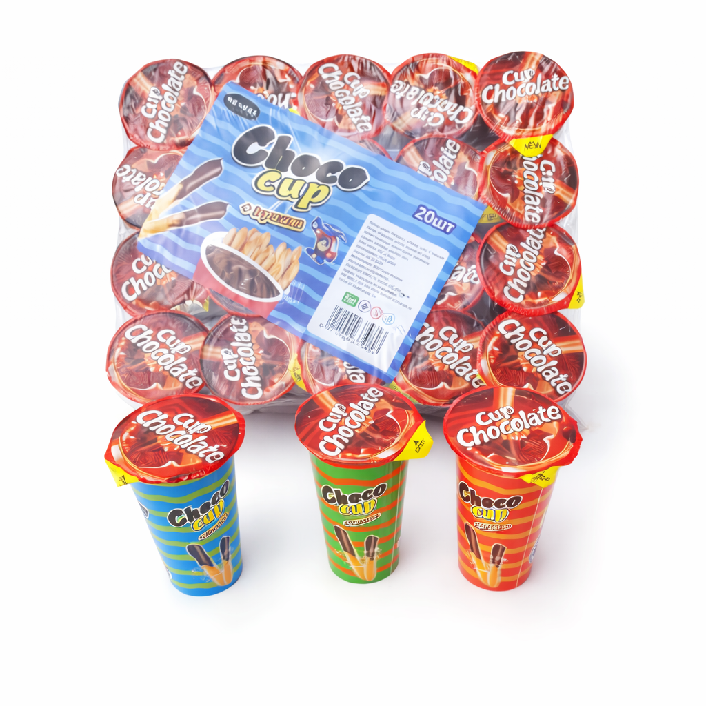 Печ.палочки та шоколад ChocoCup 12г/уп