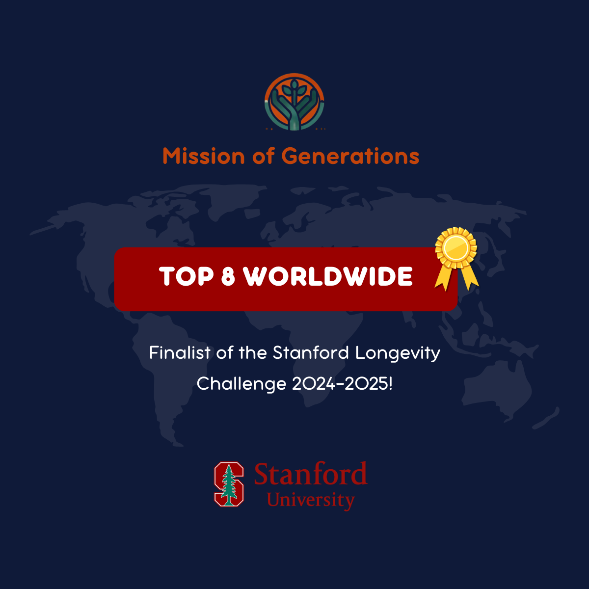 Global Finalist in Stanford's Longevity Design Challenge