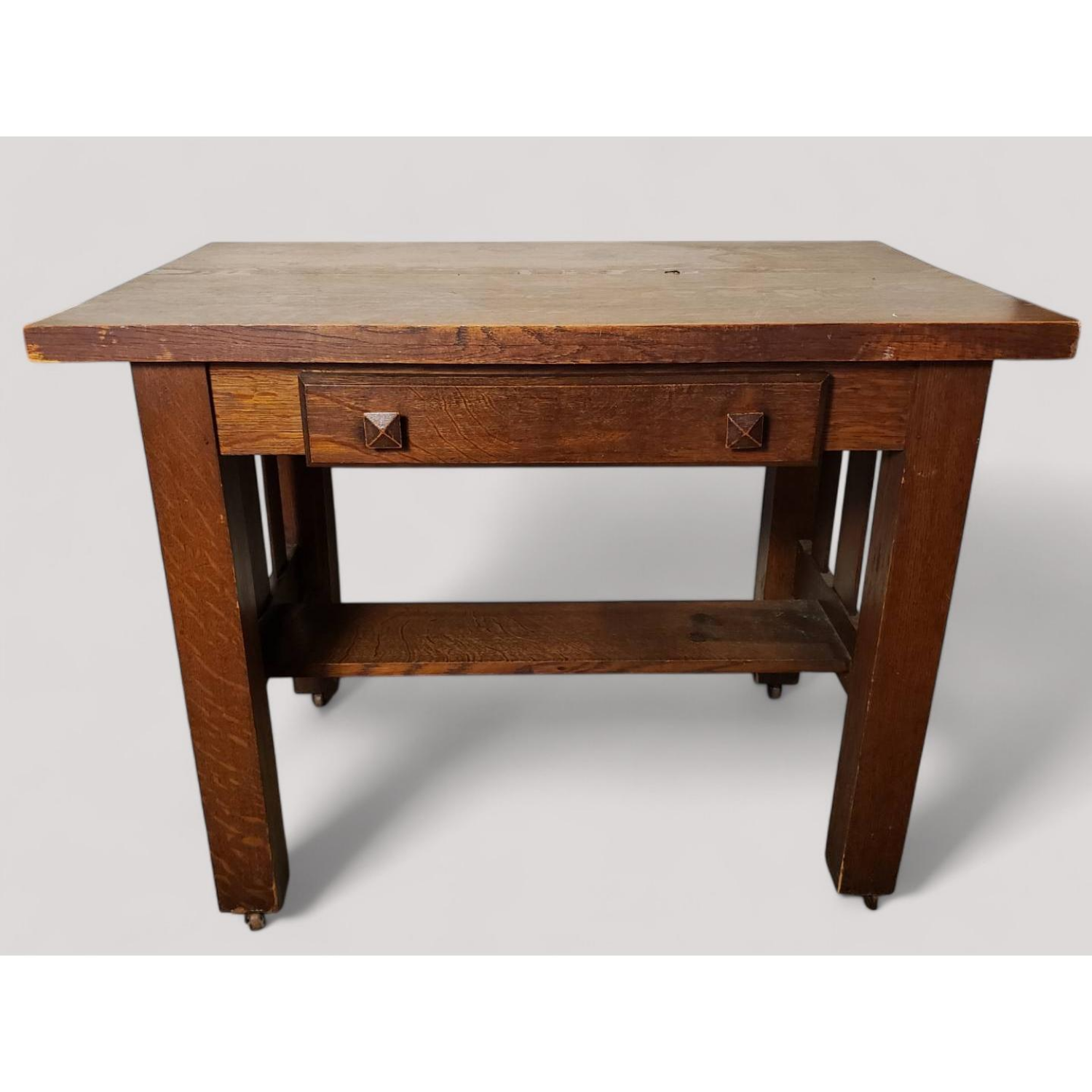 Free Delivery - Mission Arts & Crafts Vintage Desk / Side Table  Image #1 | Ivy Store