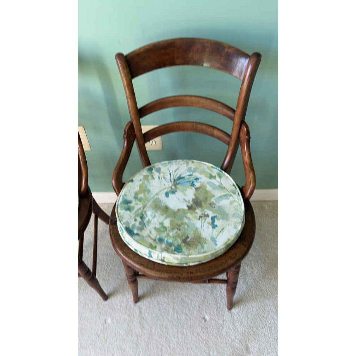 Free Delivery - Pair of Vintage Wooden Chairs Image #2 | Ivy Store