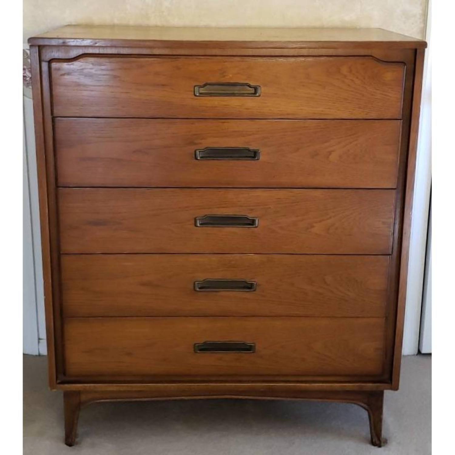 Free Delivery - MCM Mid Century Modern Hooker Furniture Tall Dresser  Image #2 | Ivy Store