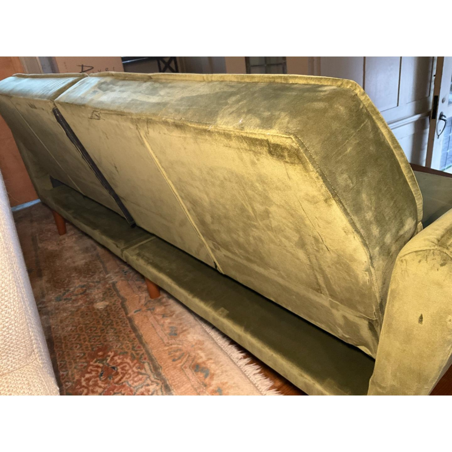 Free Delivery - Novogratz Tallulah Green Futon Sofa image | Ivy Store