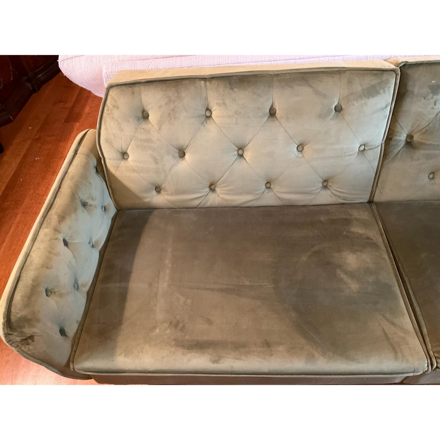 Free Delivery - Novogratz Tallulah Green Futon Sofa image | Ivy Store